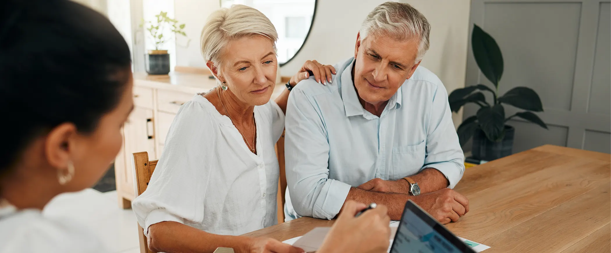 financial advisor fulton md meeting with couple discussing retirement planning maryland