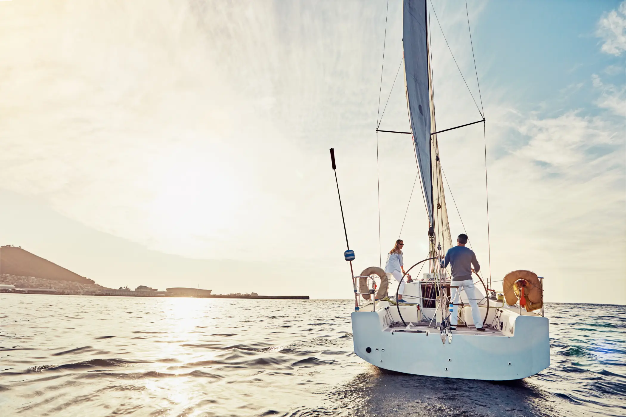 couple on boat private wealth glastonbury